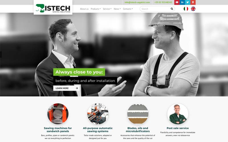 A NEW WEBSITE FOR ISTECH (Italian version published by ilprogettistaindustriale.it, June 3rd, 2021)
